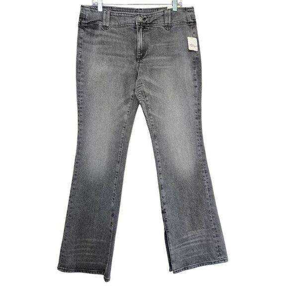 Free People Stillwater Low Rise Slim Flare Jeans Gray Size 30 - Picture 3 of 12